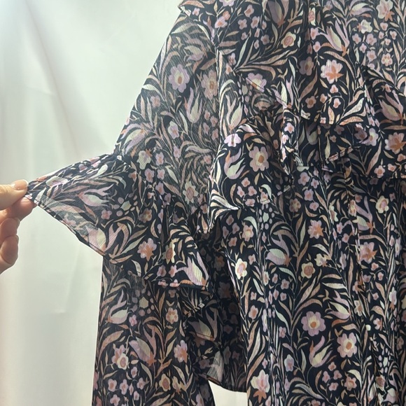 J Crew Ruffle Chiffon Top - Picture 5 of 11